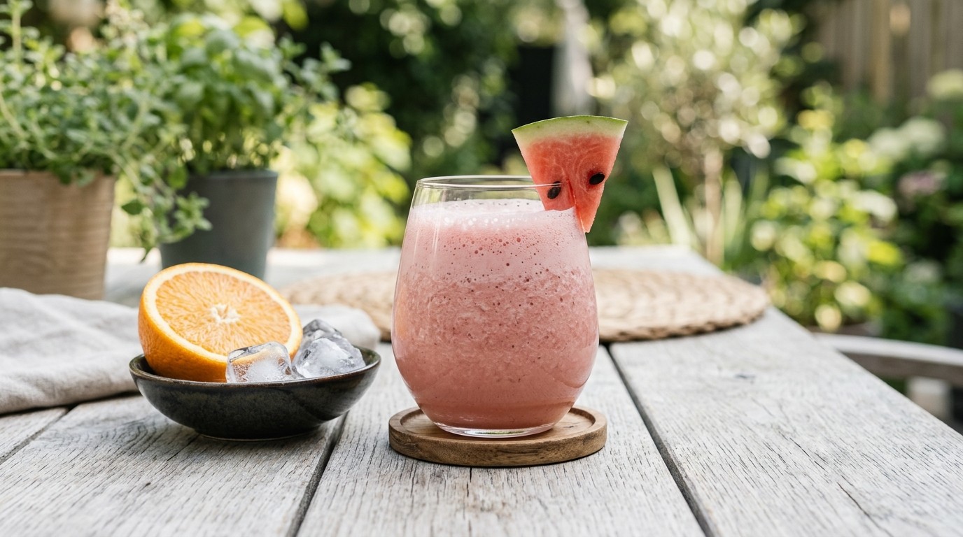 Meloen-karnemelk Shake