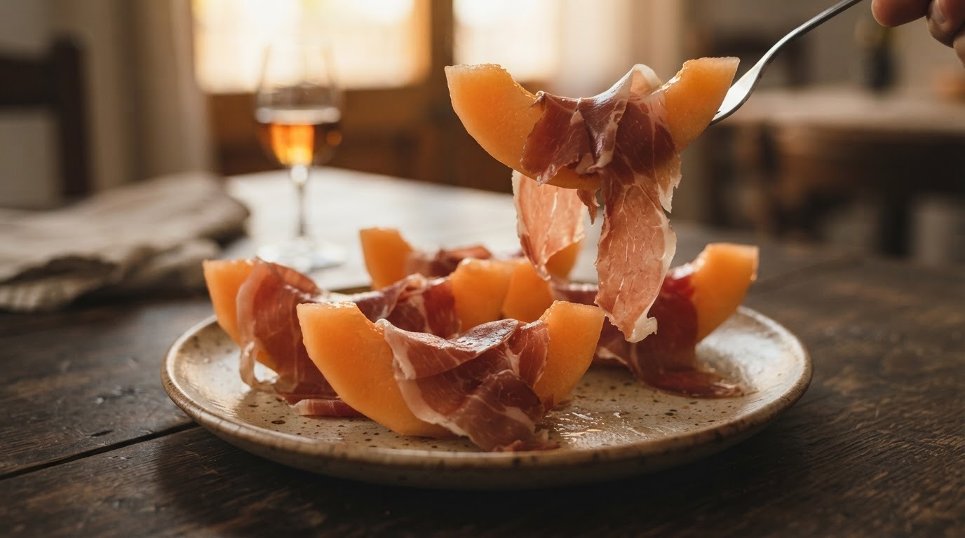 Meloen met Serranoham recept Meloen met Serranoham recept