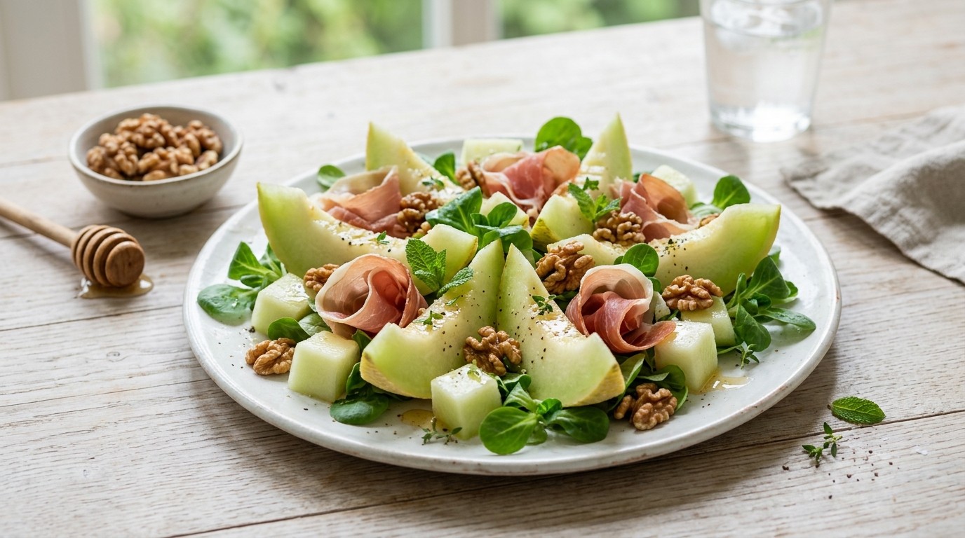 Meloensalade recept Meloensalade recept