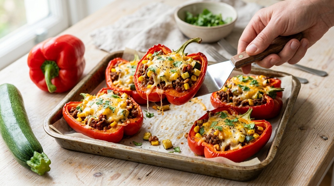 Mexicaanse Gevulde Paprika recept Mexicaanse Gevulde Paprika recept