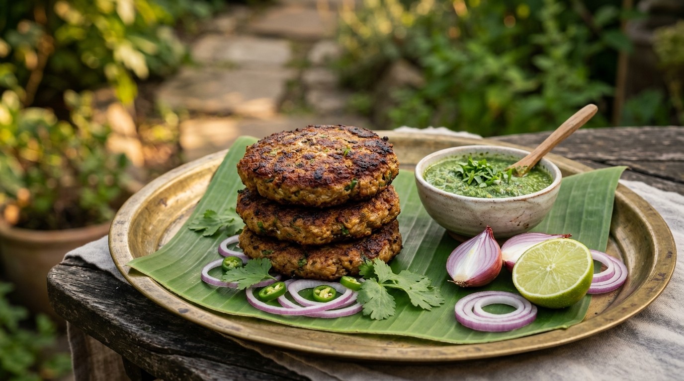Mhaans Kabab Machchi (gekruid Lamsgehakt) recept Mhaans Kabab Machchi (gekruid Lamsgehakt) recept