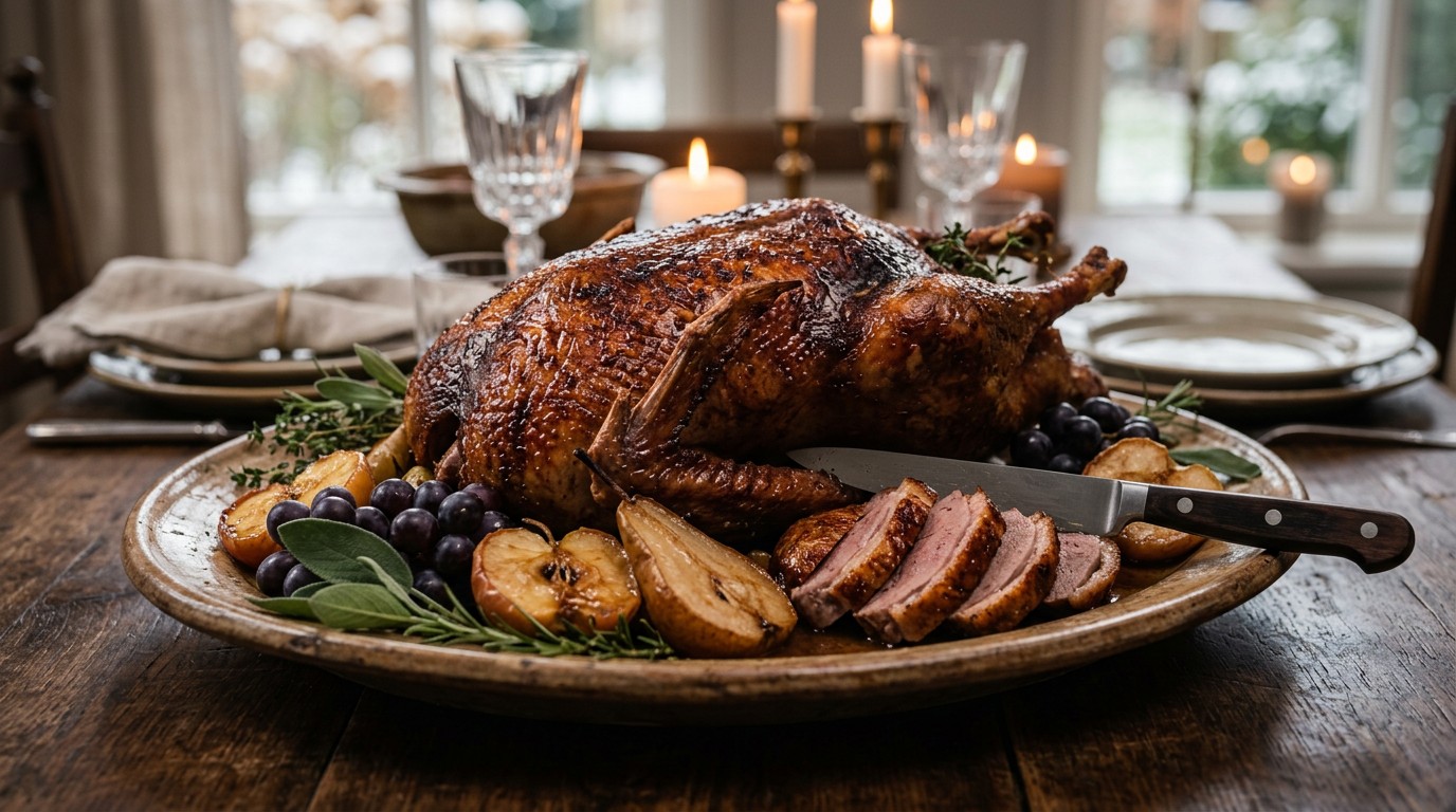Middeleeuwse Kerstgans recept Middeleeuwse Kerstgans recept