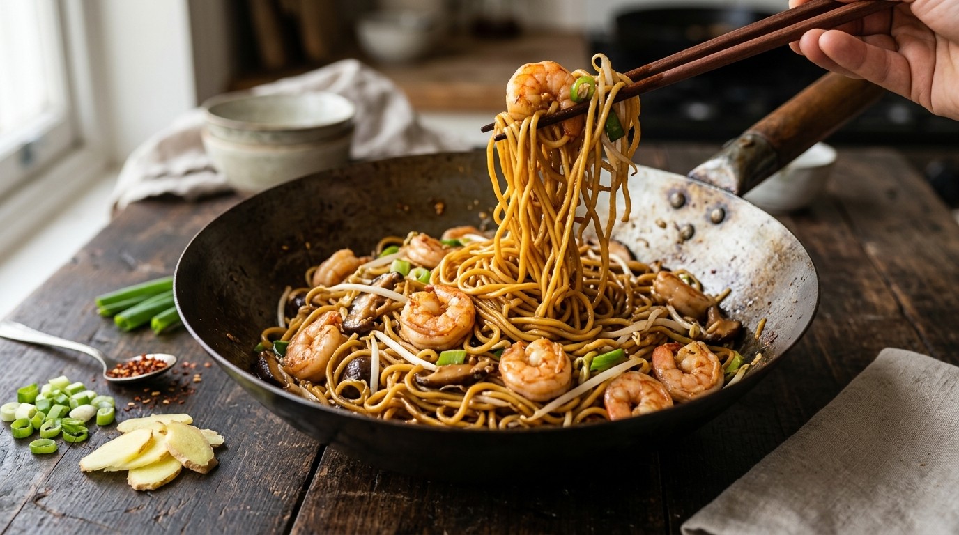 Mie met Gamba's recept Mie met Gamba's recept