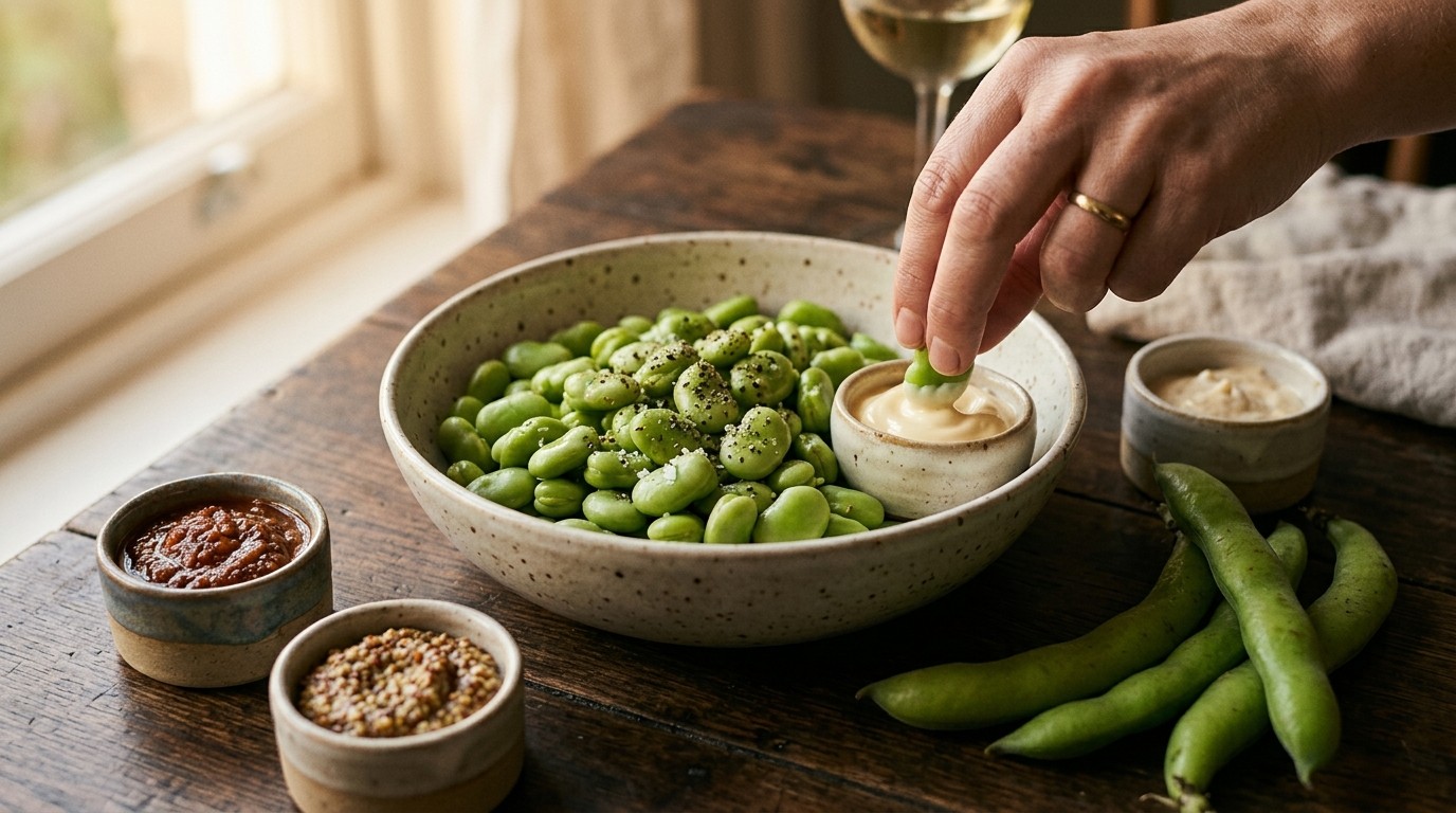 Miens Dubbelgedopte Tuinbonen recept Miens Dubbelgedopte Tuinbonen recept