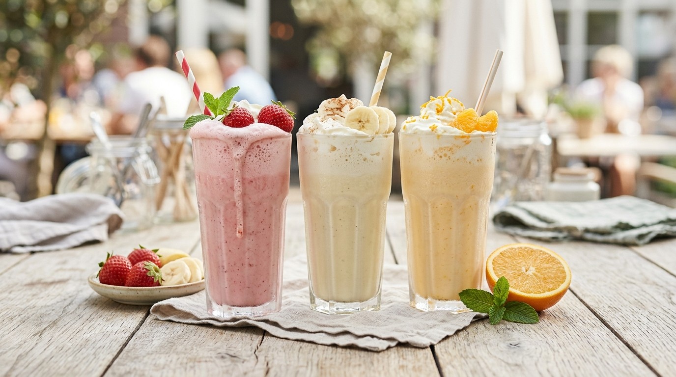 Milkshake recept Milkshake recept
