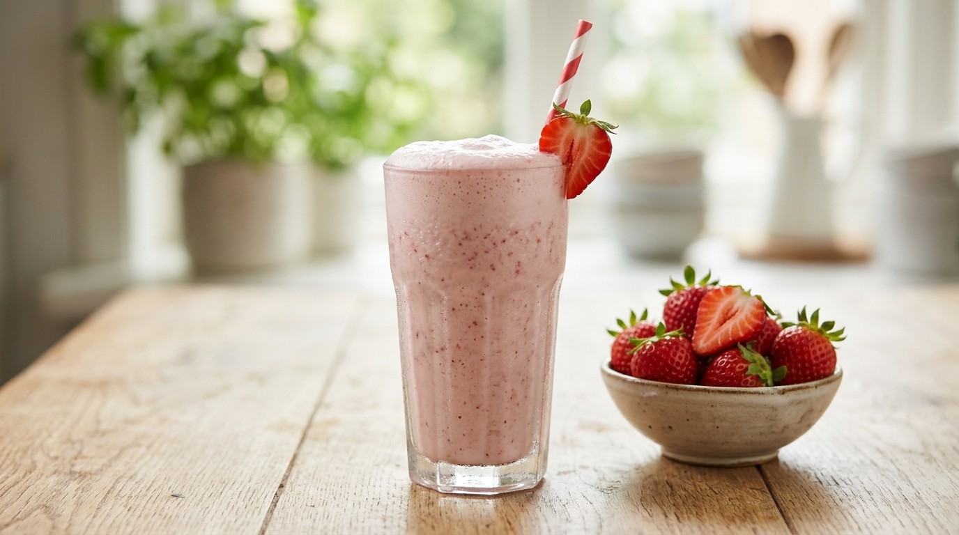 Milkshake Aardbei