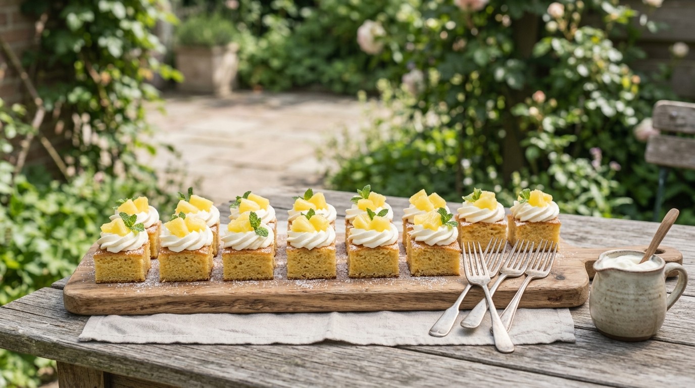 Mini Gebakje met Ananas recept Mini Gebakje met Ananas recept