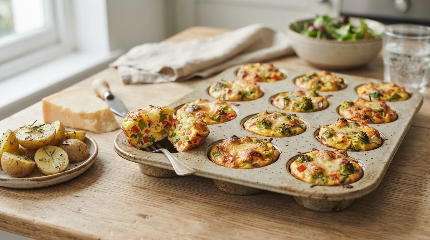 Mini Groentefritatta's