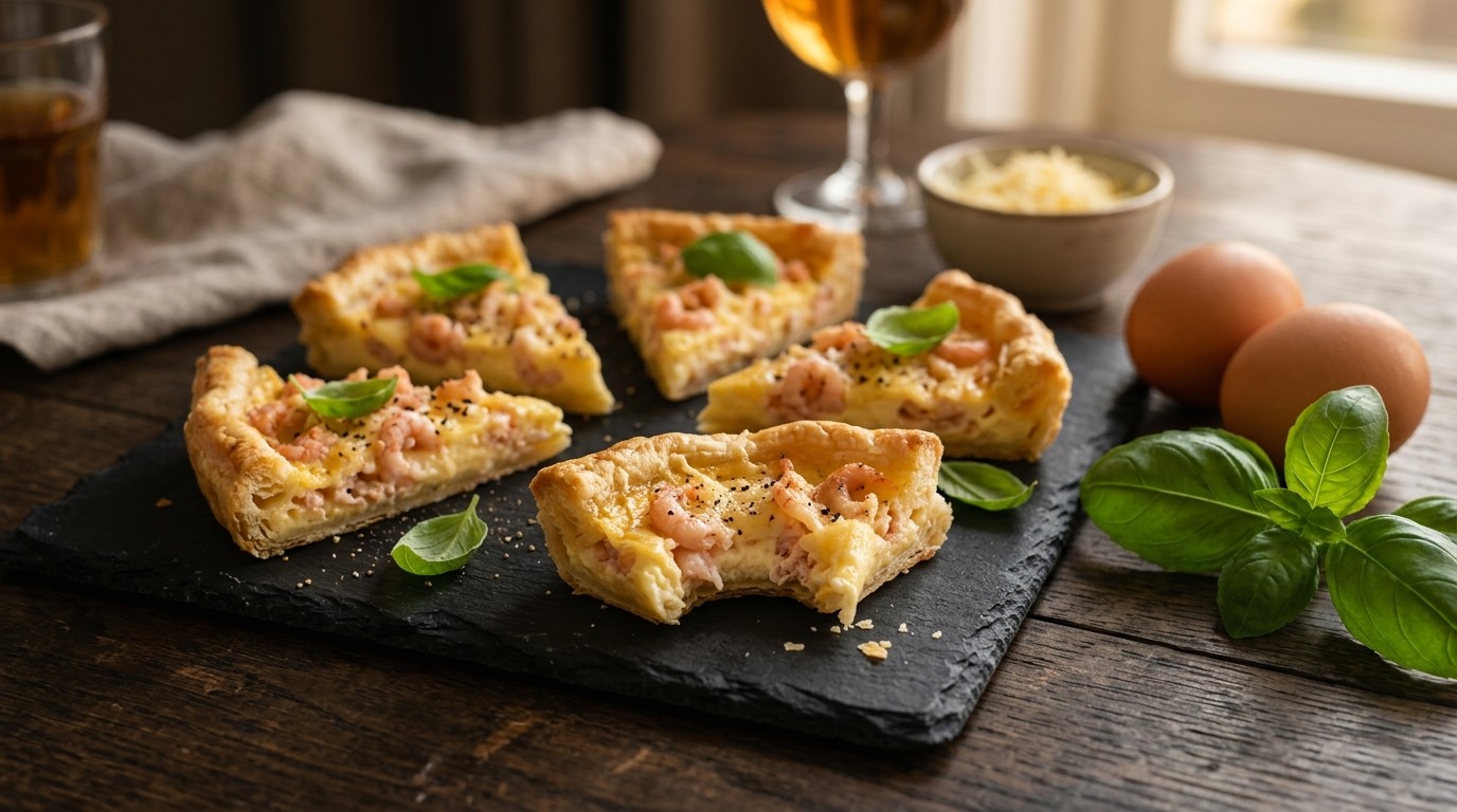Mini Quichepuntjes met Garnalen