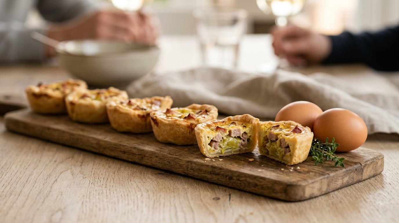 Mini Quiches met Prei