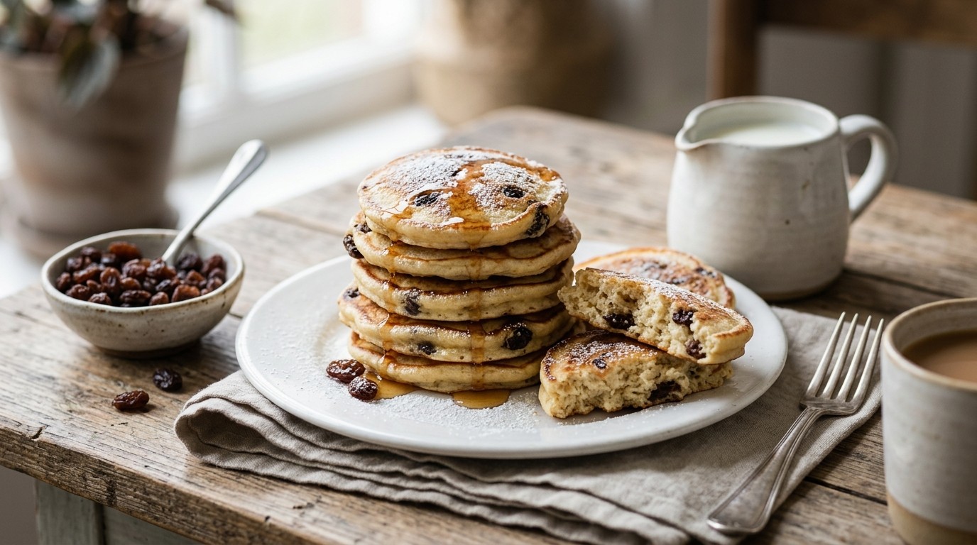 Mini-rozijnenpannenkoekjes recept Mini-rozijnenpannenkoekjes recept