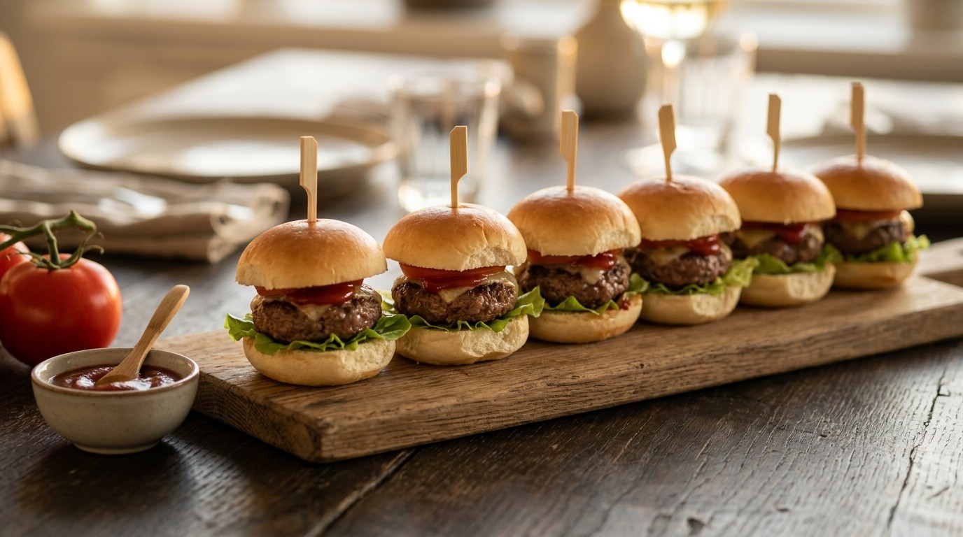 Minibroodjes Hamburger
