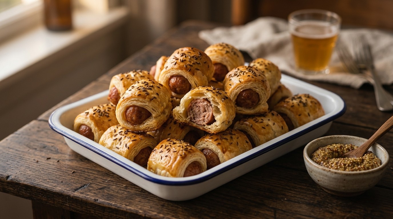 Minisaucijzenbroodjes