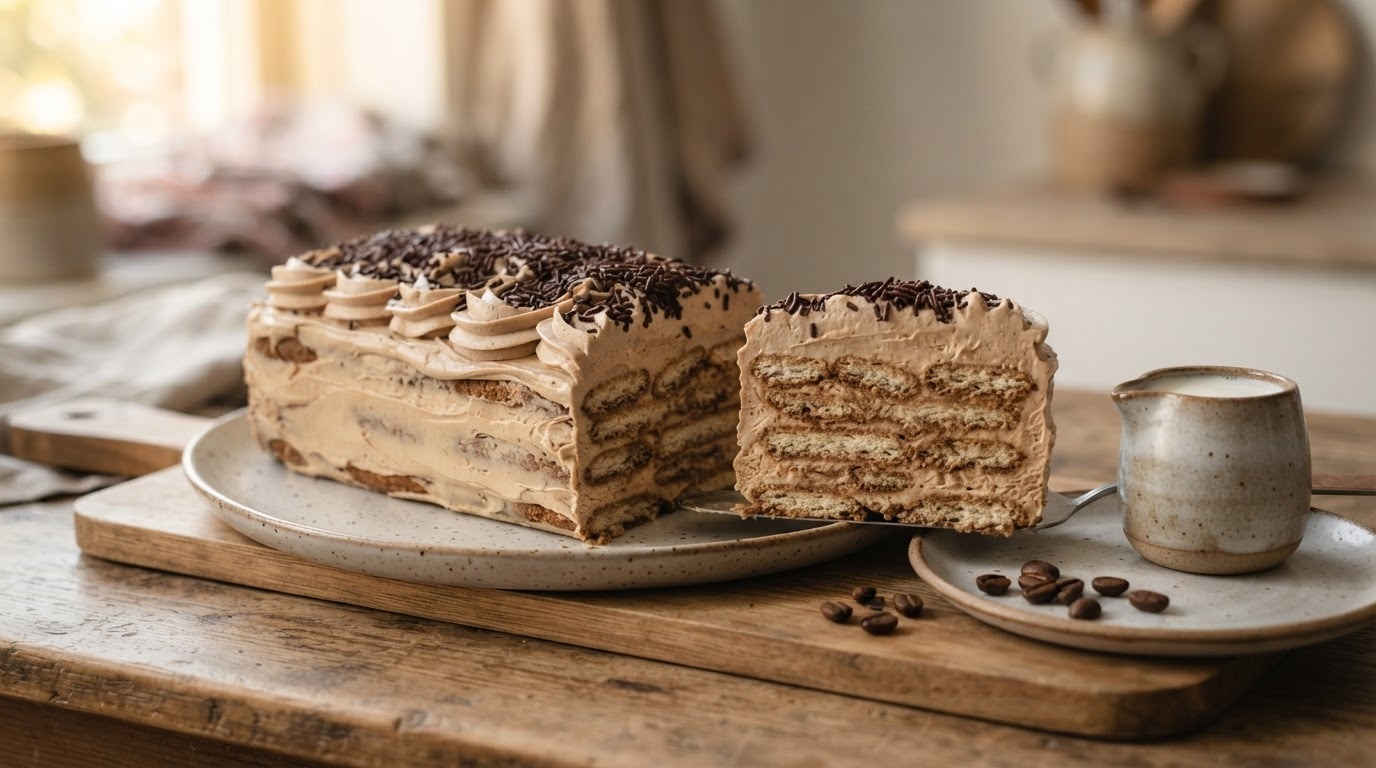 Mocca Biscuitcake recept Mocca Biscuitcake recept