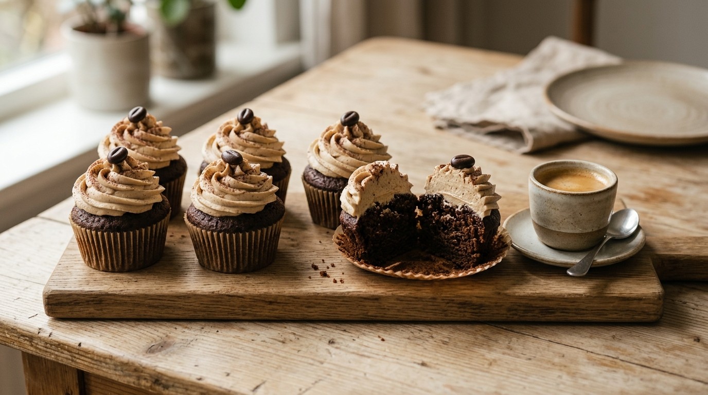 Mokkacupcakes recept Mokkacupcakes recept