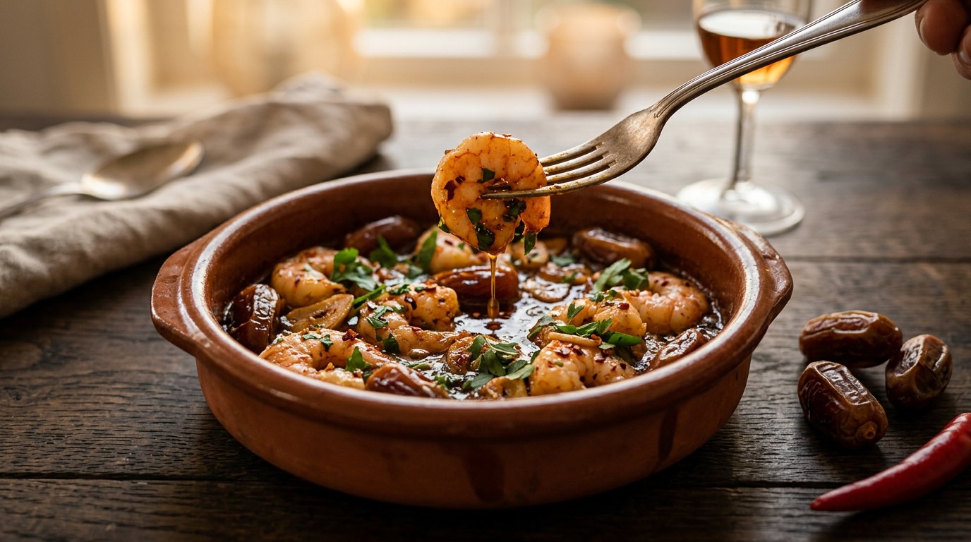 Moorse Knoflookgambas recept Moorse Knoflookgambas recept