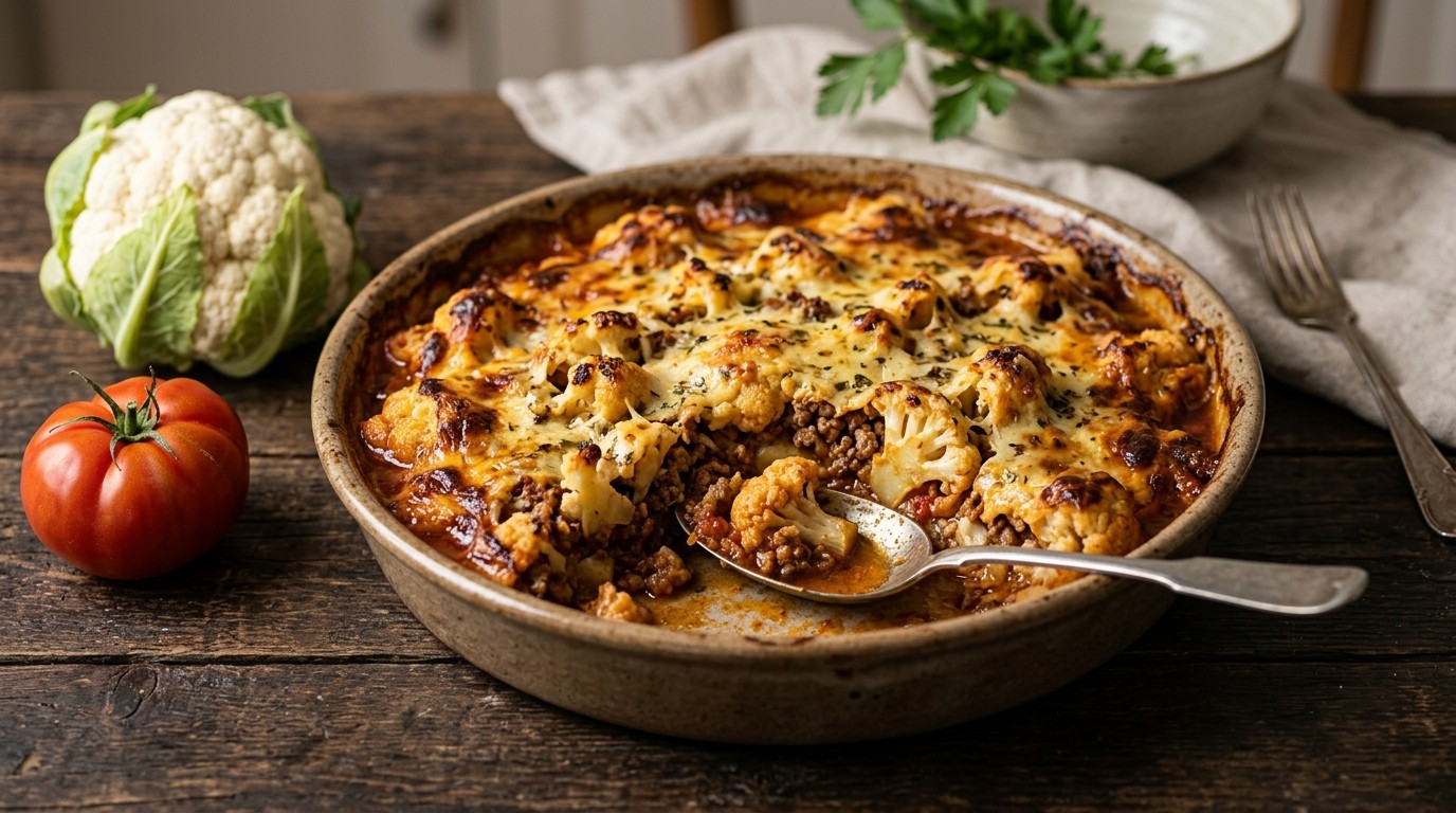 Moussaka met Bloemkool recept Moussaka met Bloemkool recept