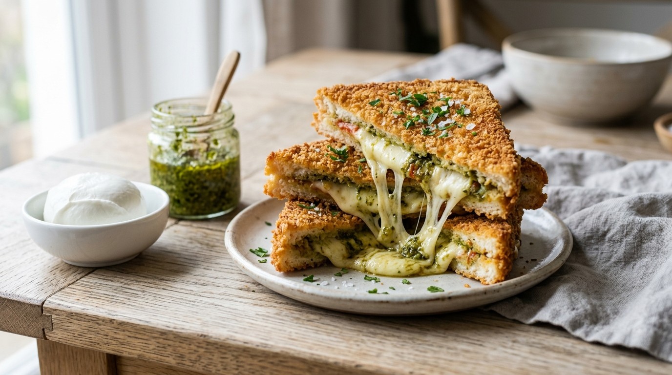 Mozzarella-tosti recept Mozzarella-tosti recept