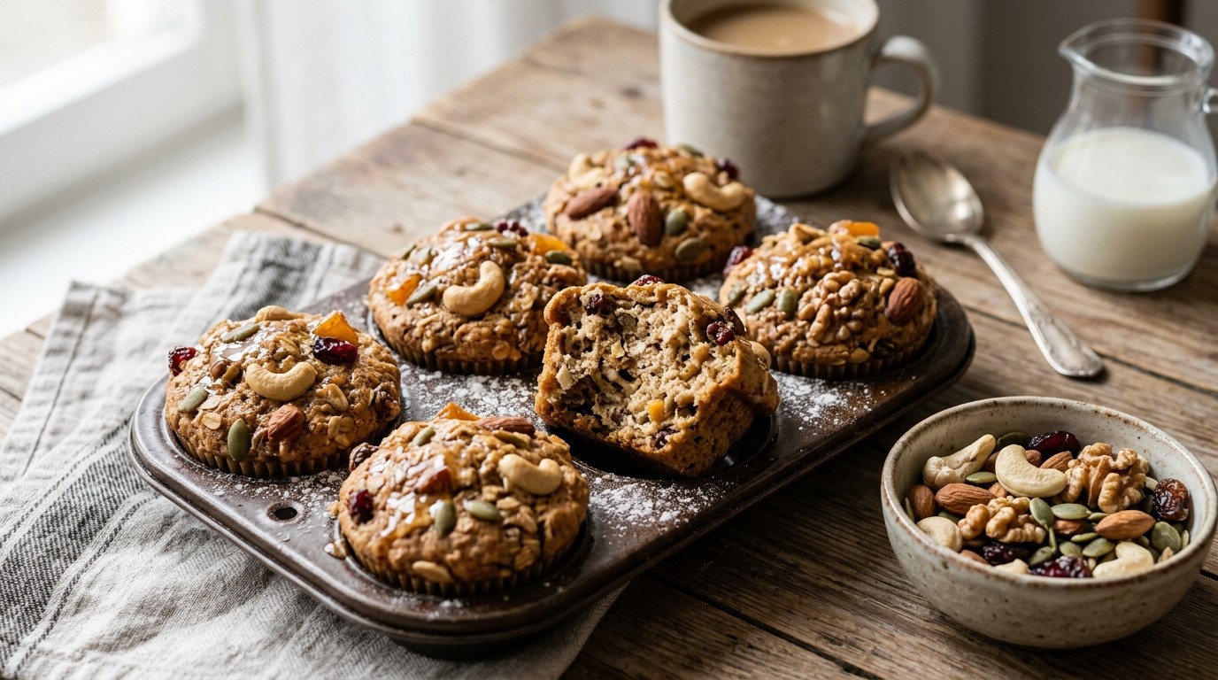Muesli-cakemuffins