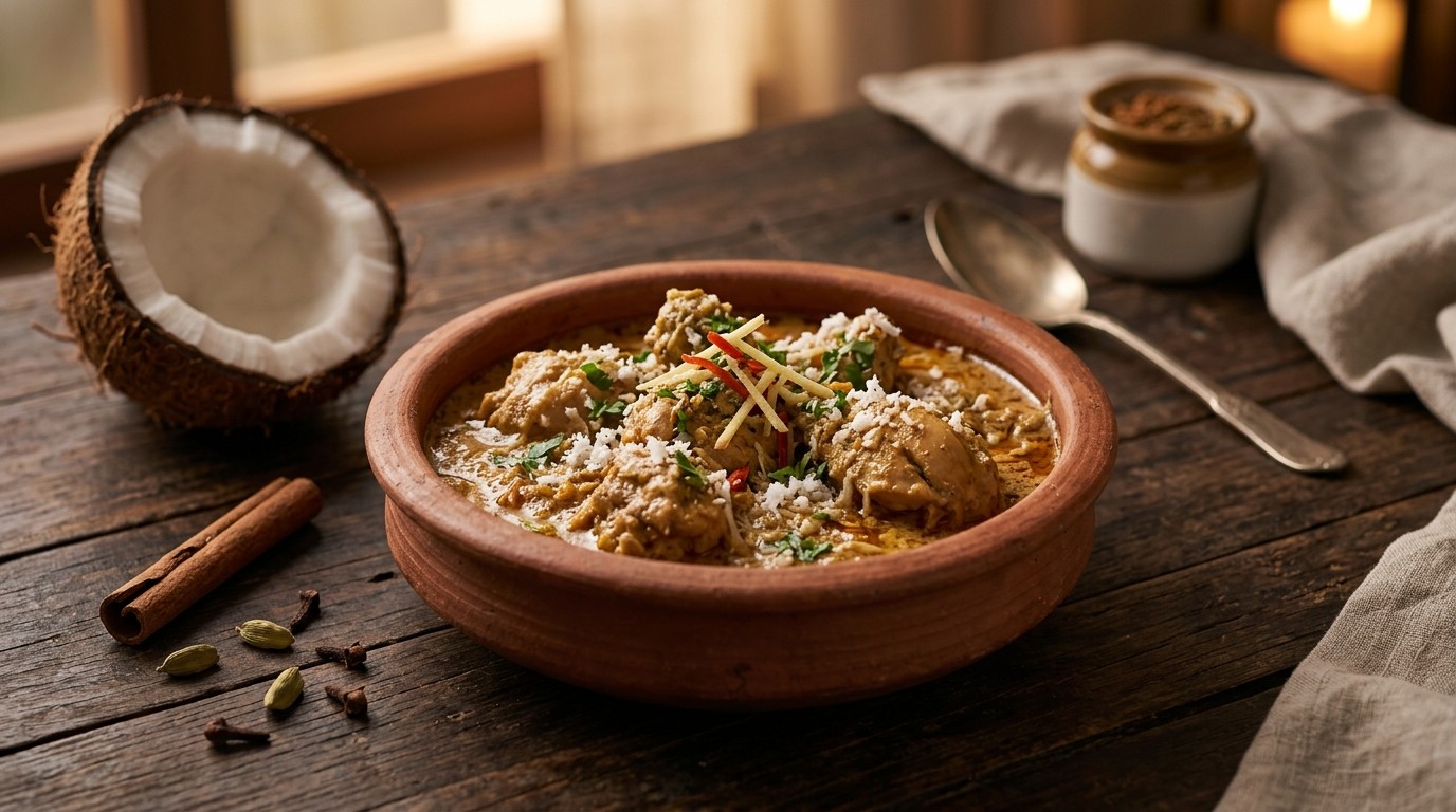 Murgh Hyderabad (kip uit Hyderabad) recept Murgh Hyderabad (kip uit Hyderabad) recept