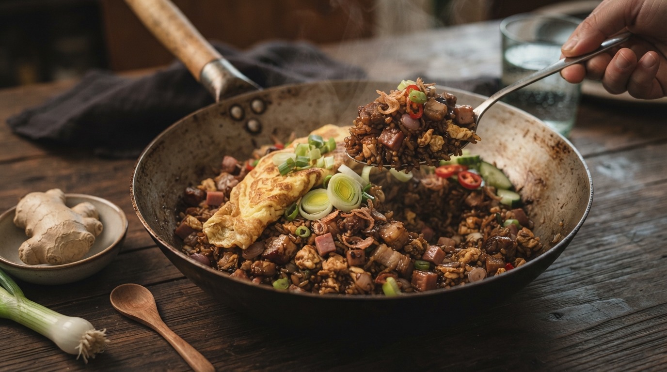 Nasi-goreng recept Nasi-goreng recept