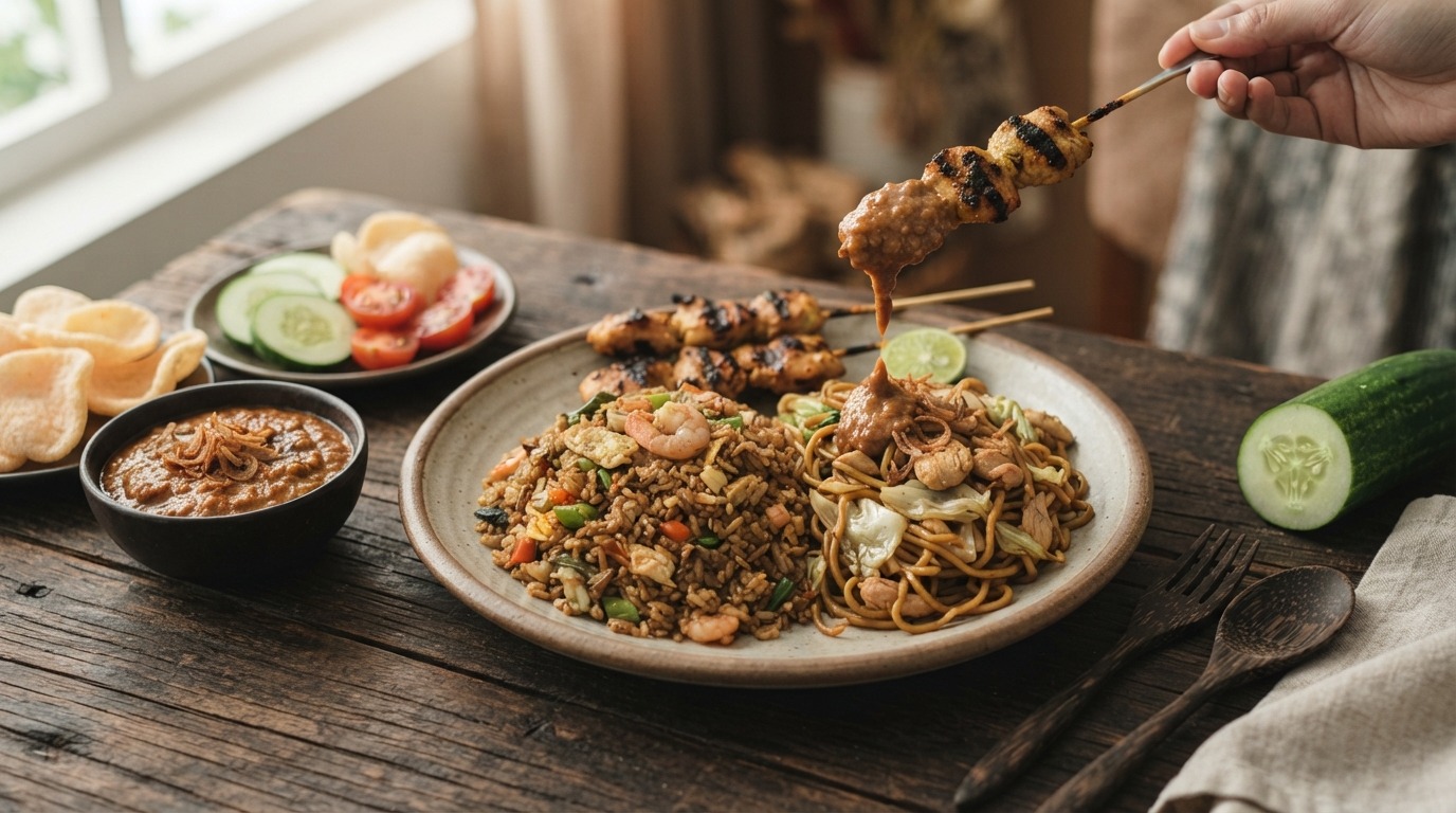 Nasi of Bami Goreng Speciaal