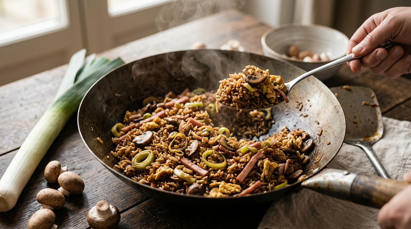 Nasi-prei a la Mork