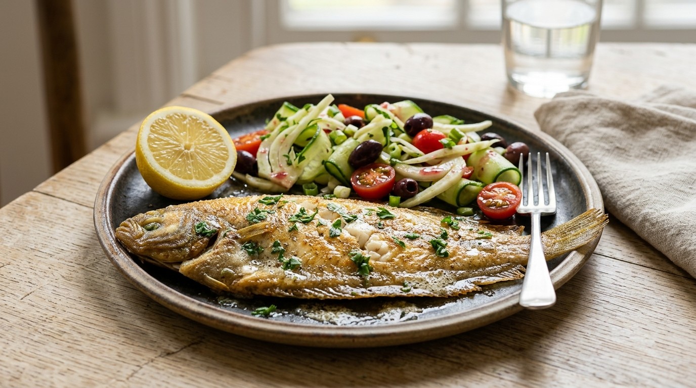 Noordzeetong met Warm Groentesalade recept Noordzeetong met Warm Groentesalade recept