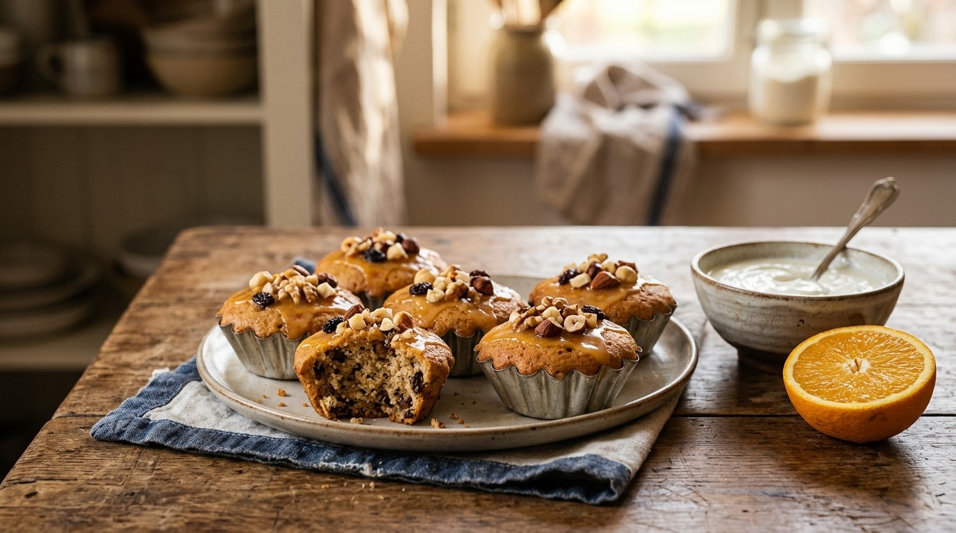 Notencakejes recept Notencakejes recept