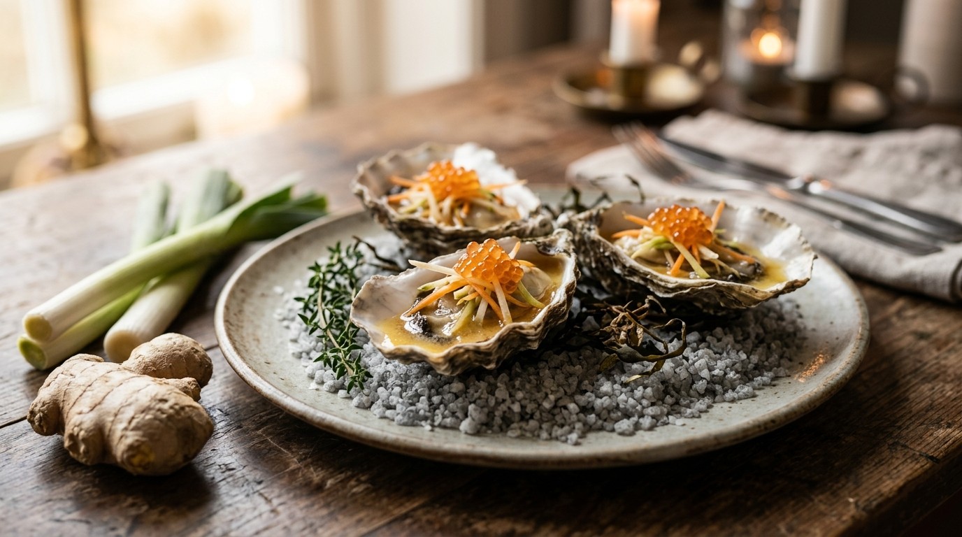 Oesters met Kaviaar