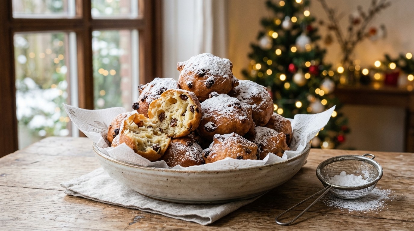 Oliebollen met Rozijnen