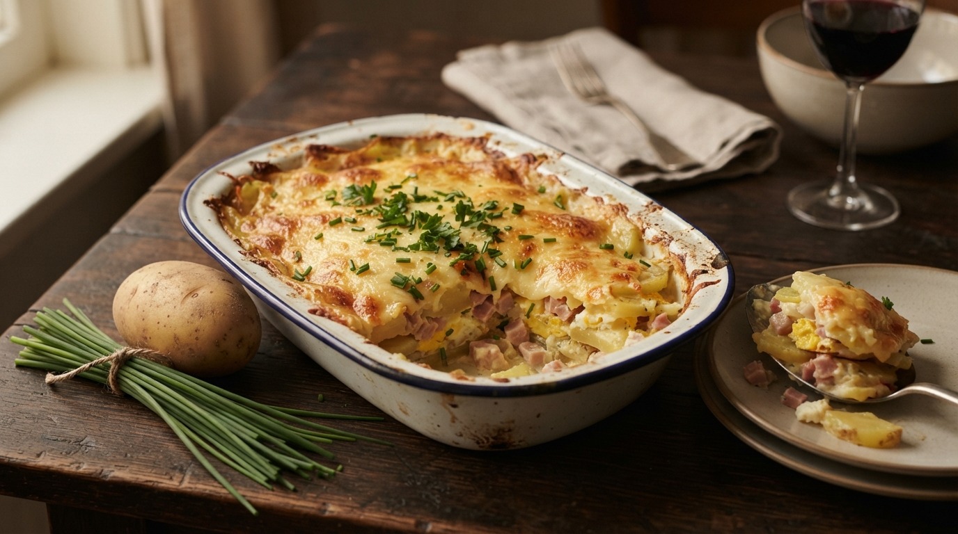 Oma's Aardappelschotel recept Oma's Aardappelschotel recept