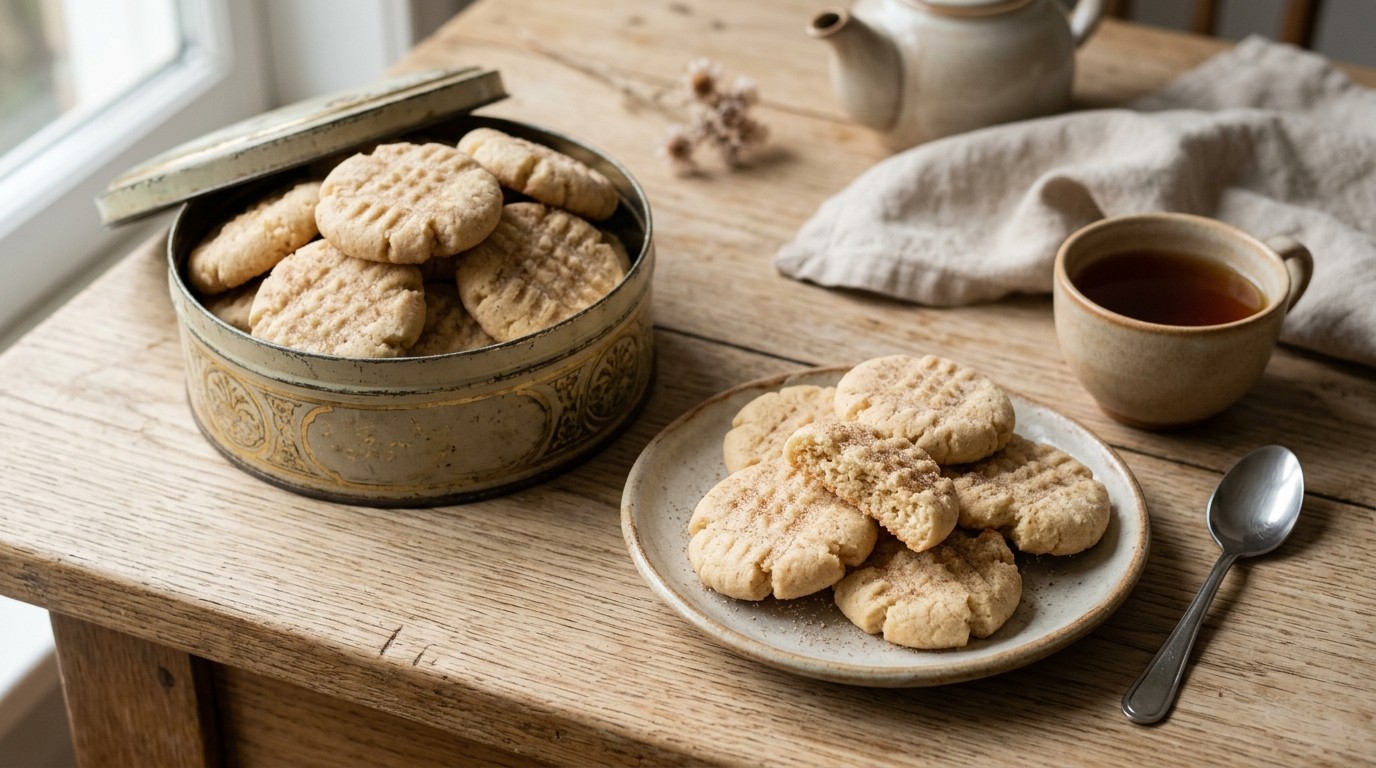 Oma's Roomboter Zandkoekjes recept Oma's Roomboter Zandkoekjes recept
