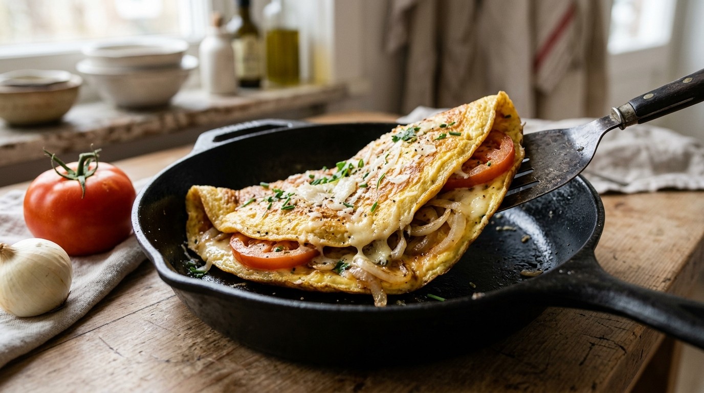 Omelet (Grab) recept Omelet (Grab) recept