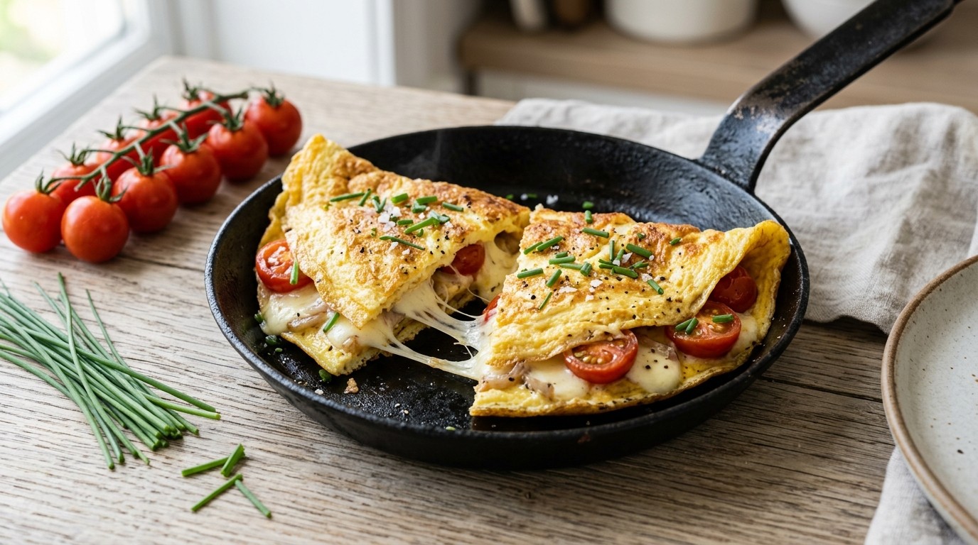Omelet met Mozzarella