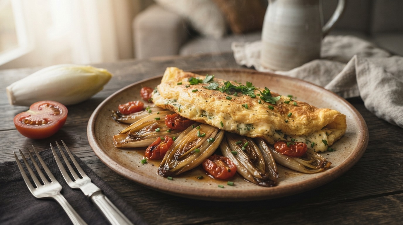 Omelet met Witlof