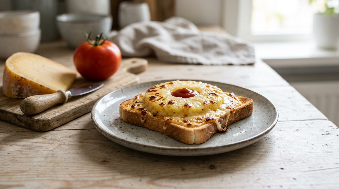 Open Tosti Ananas