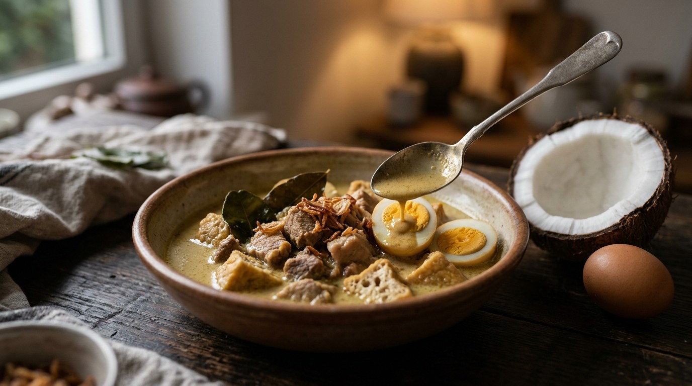 Opor Tahu Telor Daging recept Opor Tahu Telor Daging recept