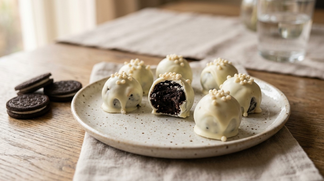 Oreo-bastognetruffels de Luxe recept Oreo-bastognetruffels de Luxe recept