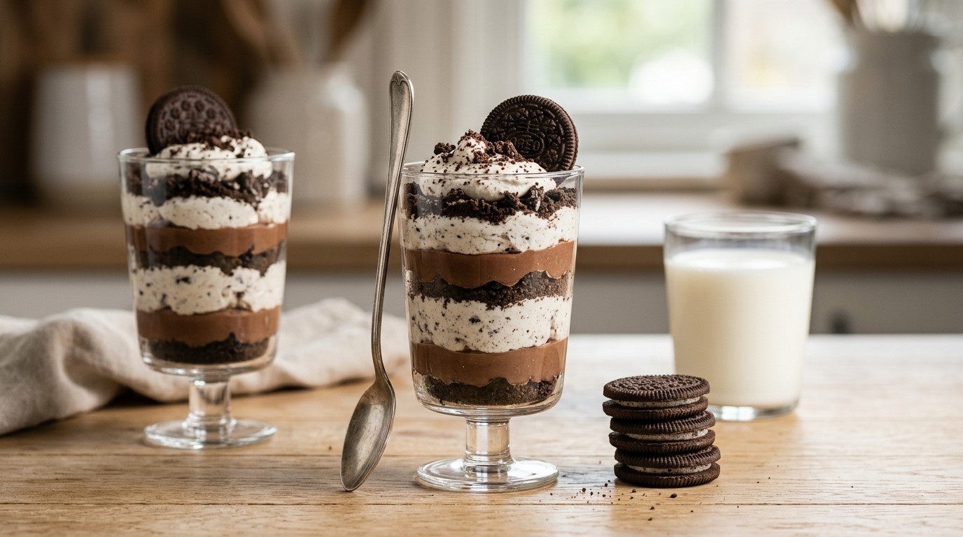 Oreo Cheesecake Parfaits