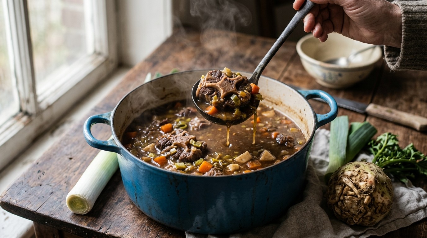 Ossenstaartsoep van Mijn Grootmoeder recept Ossenstaartsoep van Mijn Grootmoeder recept