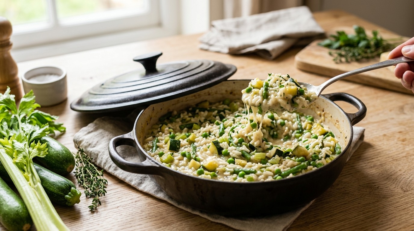 Ovenrisotto met Groene Groenten