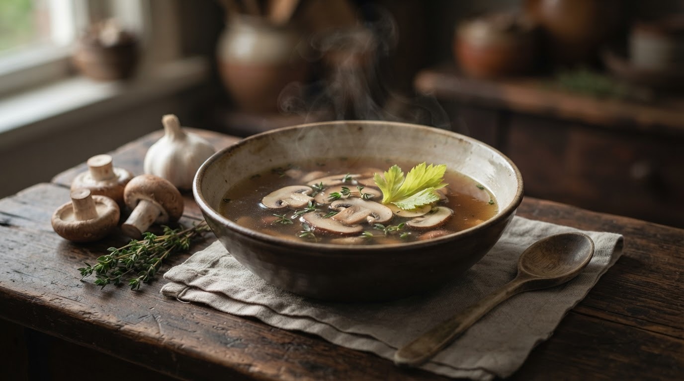 Paddenstoelenbouillon