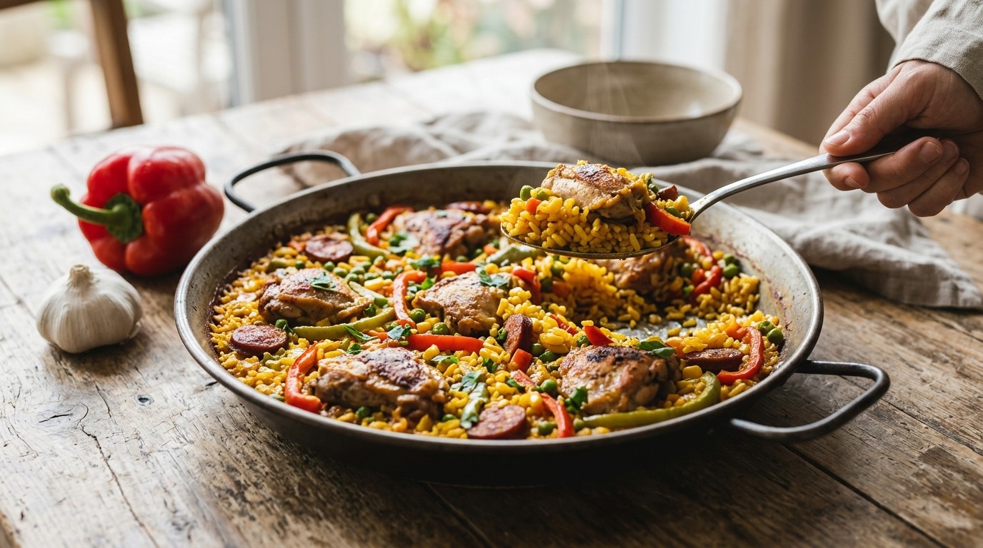 Paella met Konijn
