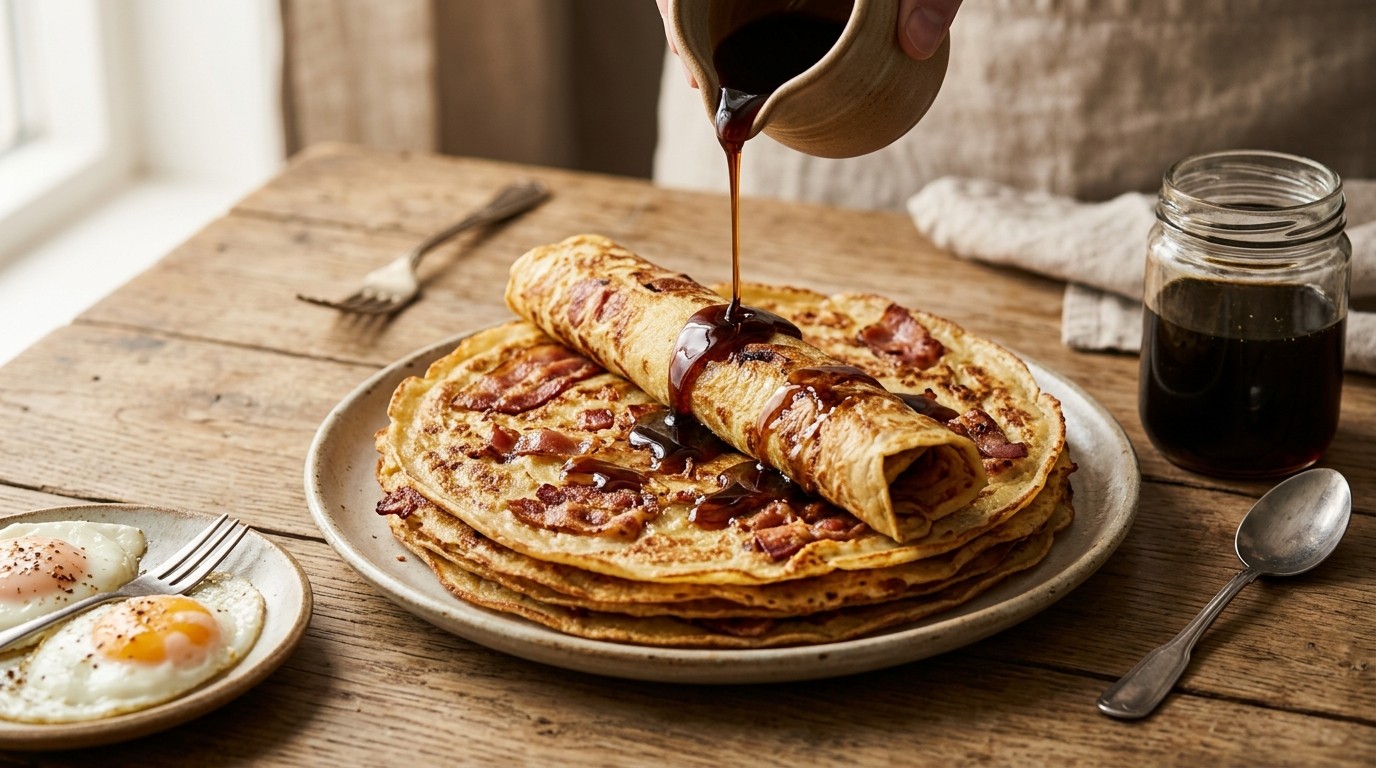 Pannenkoeken met Spek