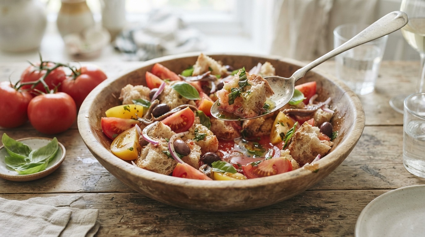 Panzanella-salade recept Panzanella-salade recept