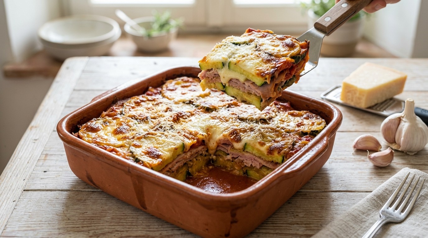 Parmigiana met Courgette
