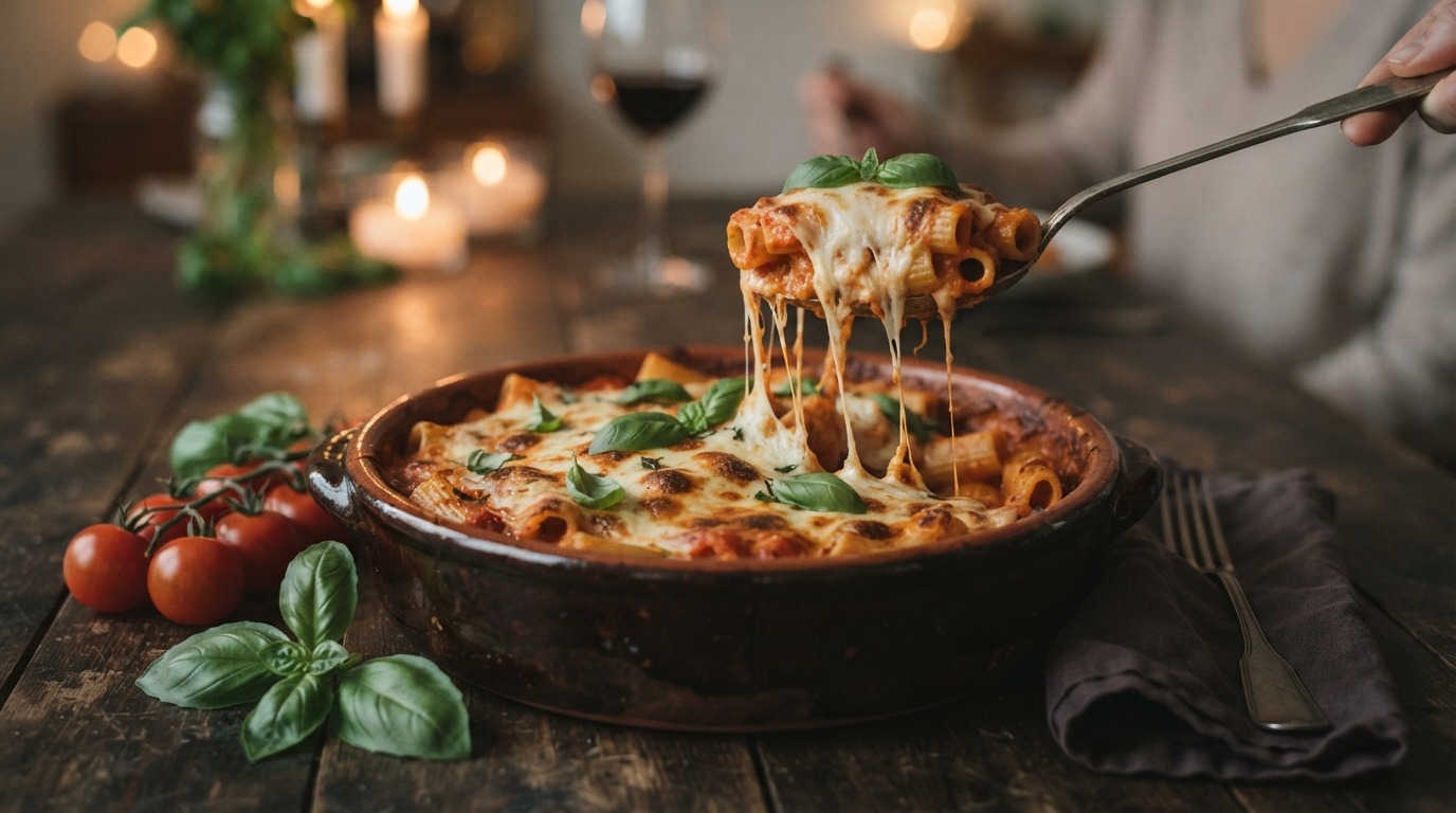 Pasta al Forno met Tomaat en Mozzarella recept Pasta al Forno met Tomaat en Mozzarella recept