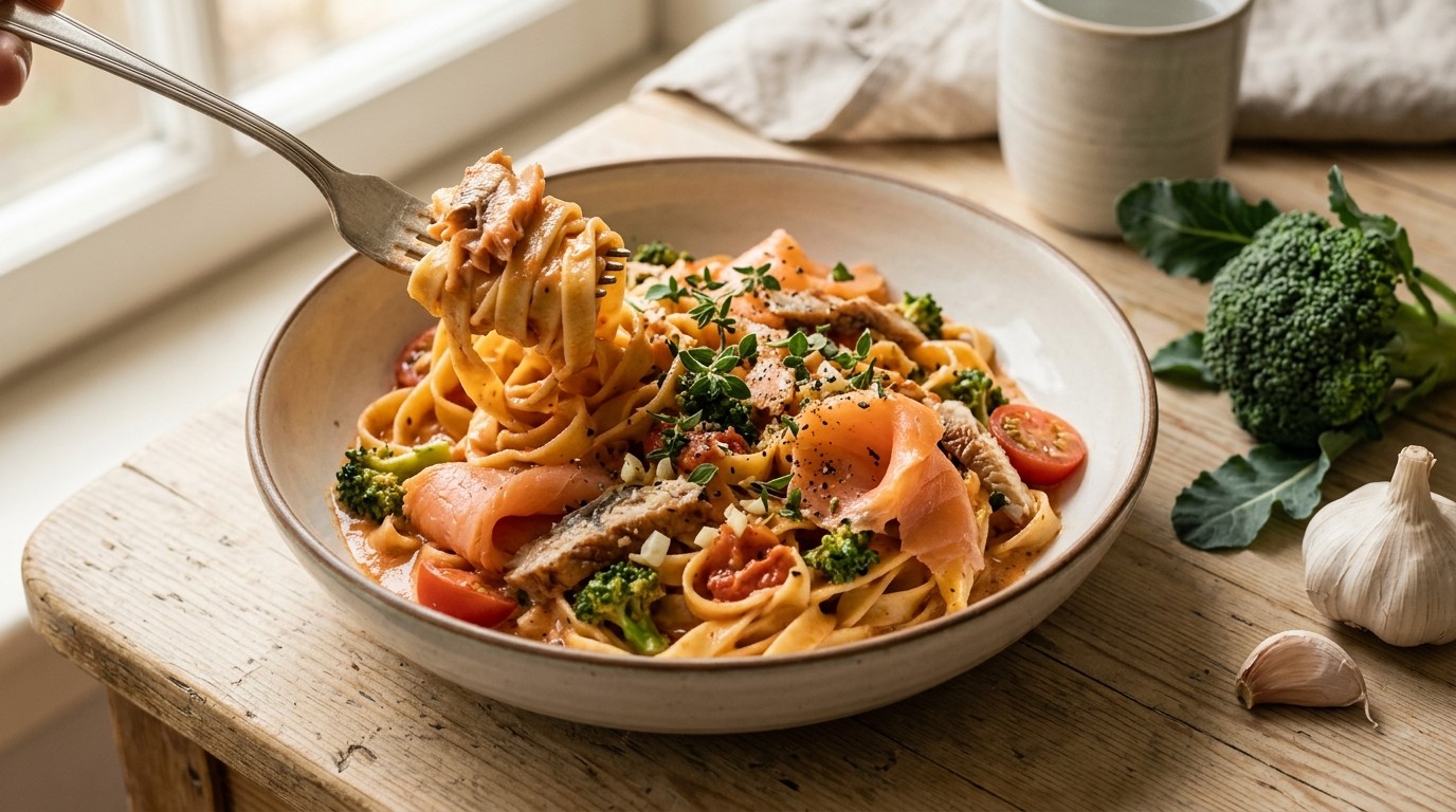 Pasta con Pesce recept Pasta con Pesce recept