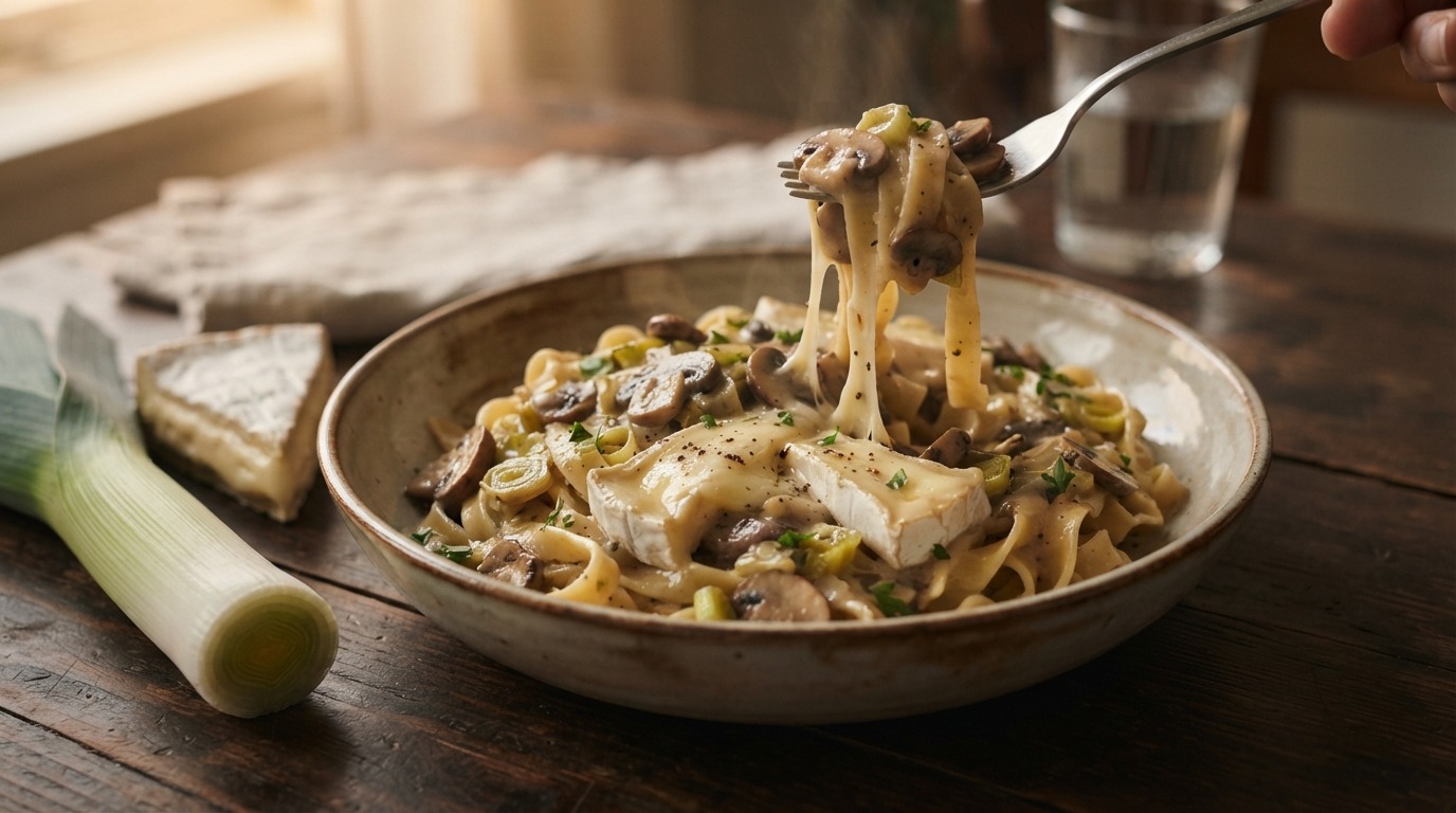 Pasta met Brie